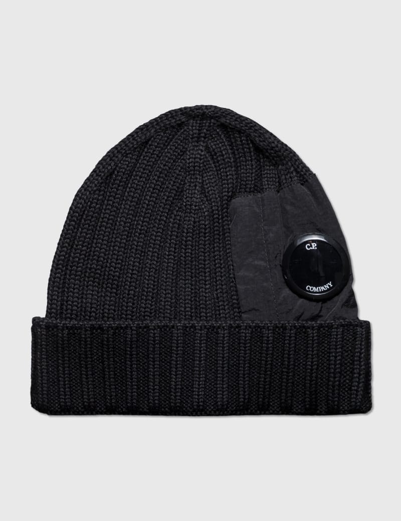 C.P. Company - Extra Fine Merino Wool Lens Beanie | HBX - Globally