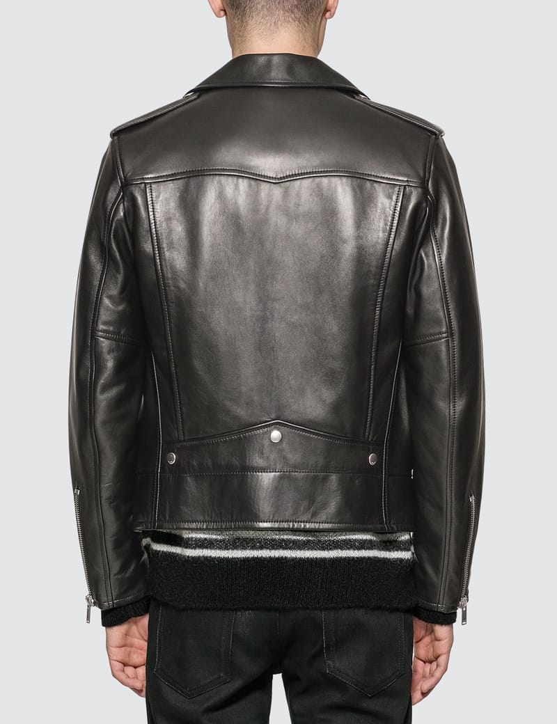 Saint Laurent - Motorcycle Leather Jacket | HBX - Globally