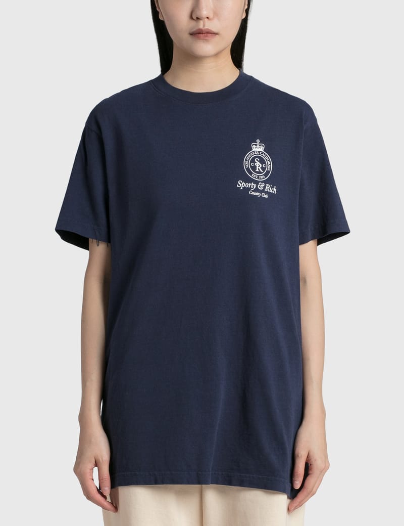 Sporty & Rich - Crown T-Shirt | HBX - Globally Curated Fashion and