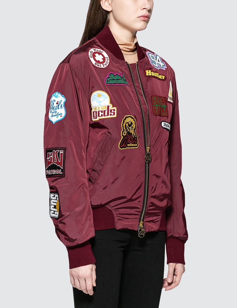【希少】GCDS patch bomber jacket ジャケット　ブラック 21331357_51311532_1000.jpg