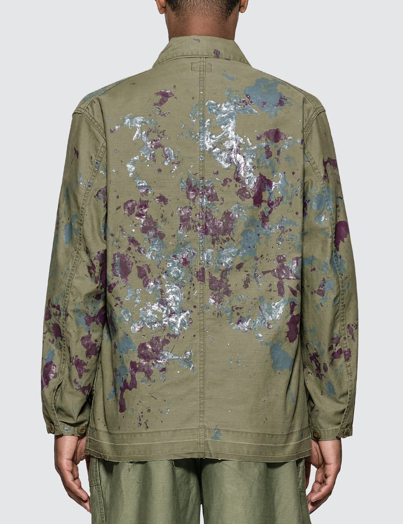 ジャケット・アウター Rebuild by Needles Camouflage Shirt Needles - D.N. Coverall - Back Sateen / Paint Shirt | HBX
