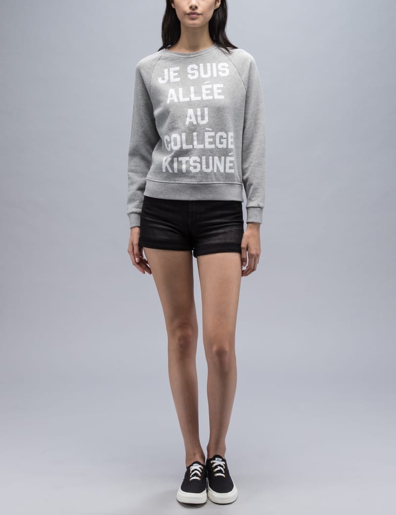 Maison Kitsuné - Je Suis Allee Sweatshirt | HBX - Globally Curated