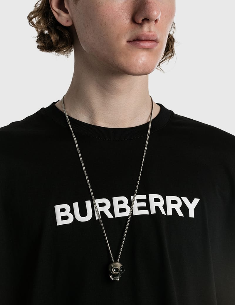Alexander McQueen ◆ Divided Skull Pendant Necklace Alexander McQueen Silver Metal Divided Detachable Long Skull