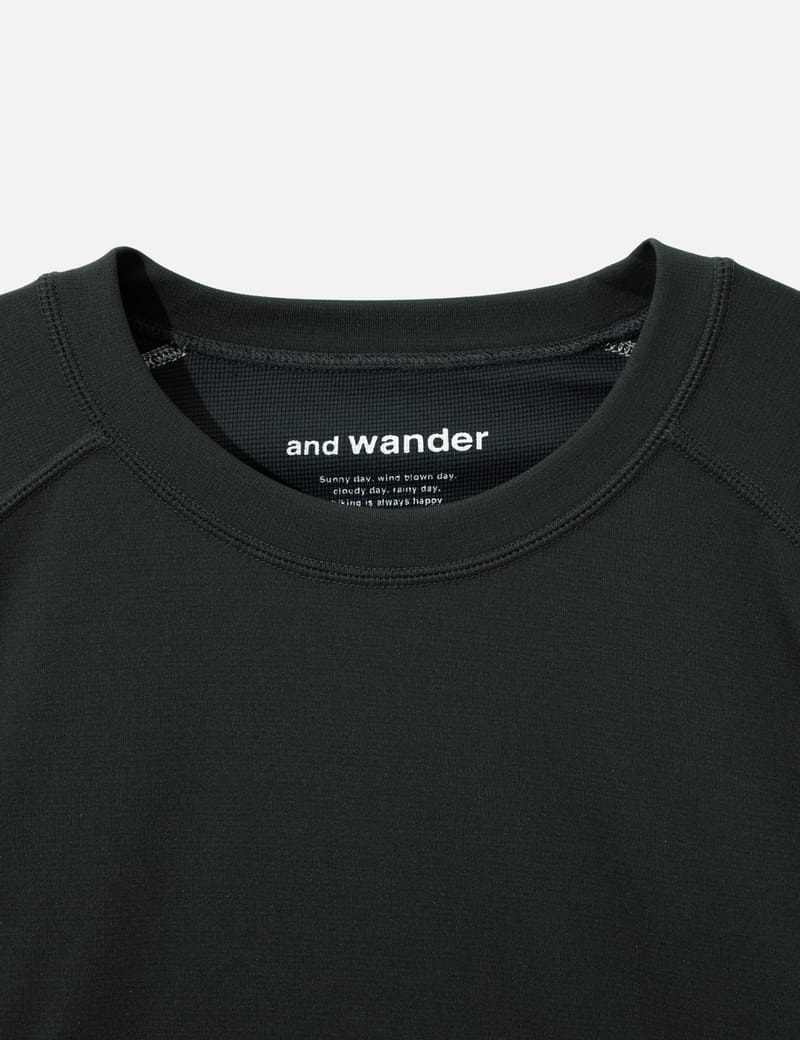 and wander Dry Jersey Raglan LS T - Moisture-wicking performance