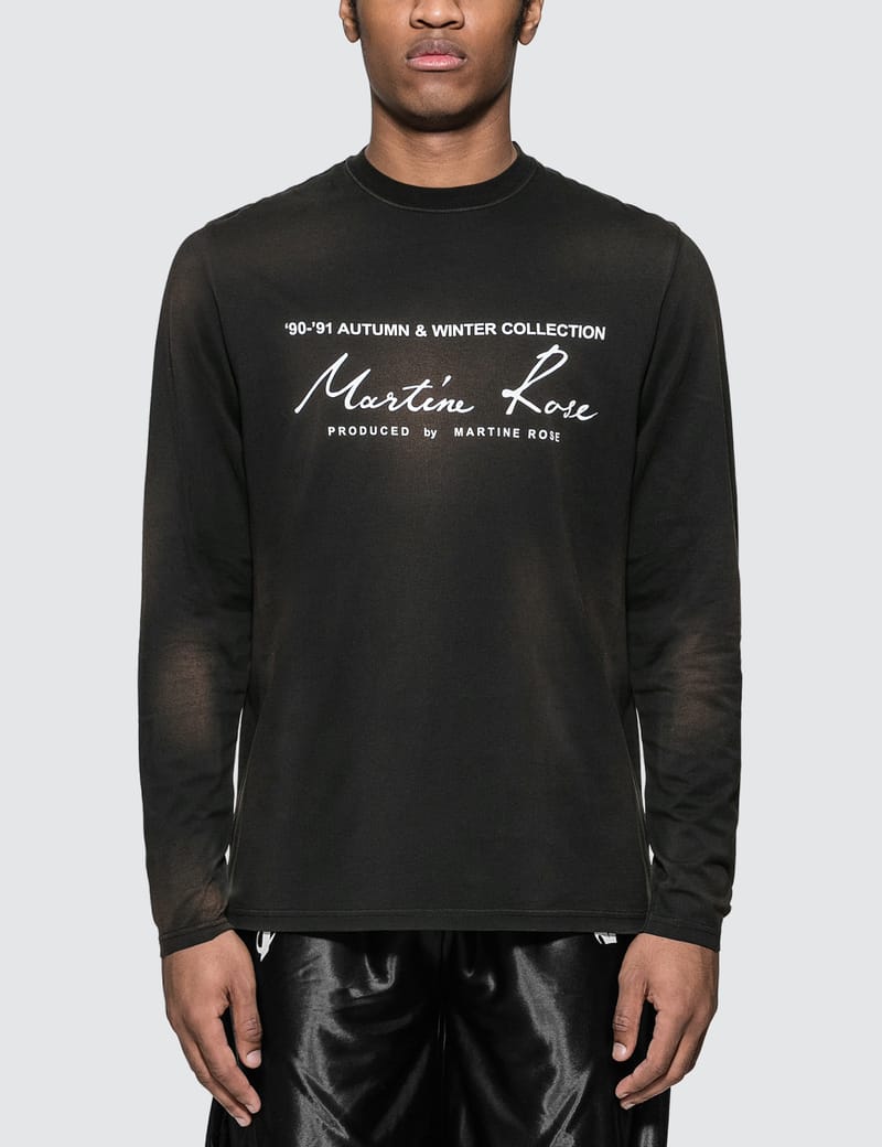 Martine Rose - Classic Long Sleeve T-Shirt | HBX