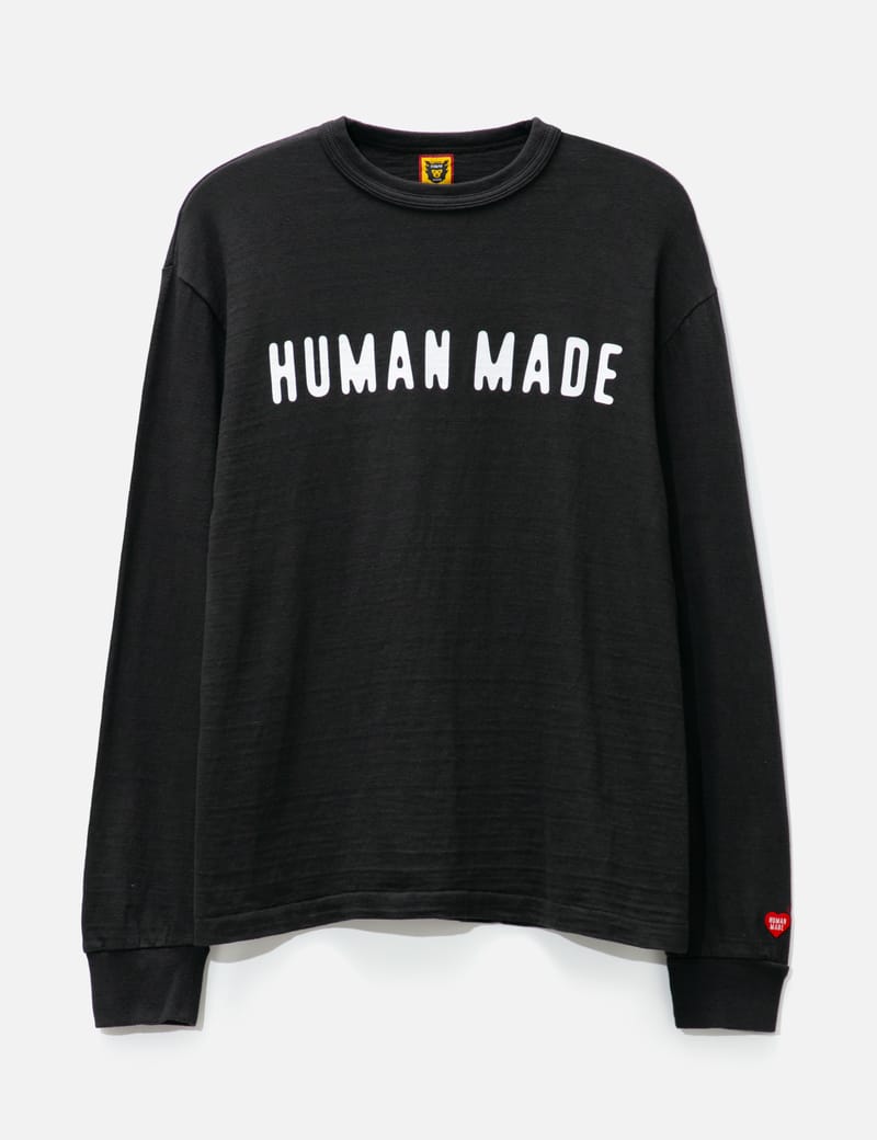 Human Made Graphic Long Sleeve T-shirt In Black | ModeSens