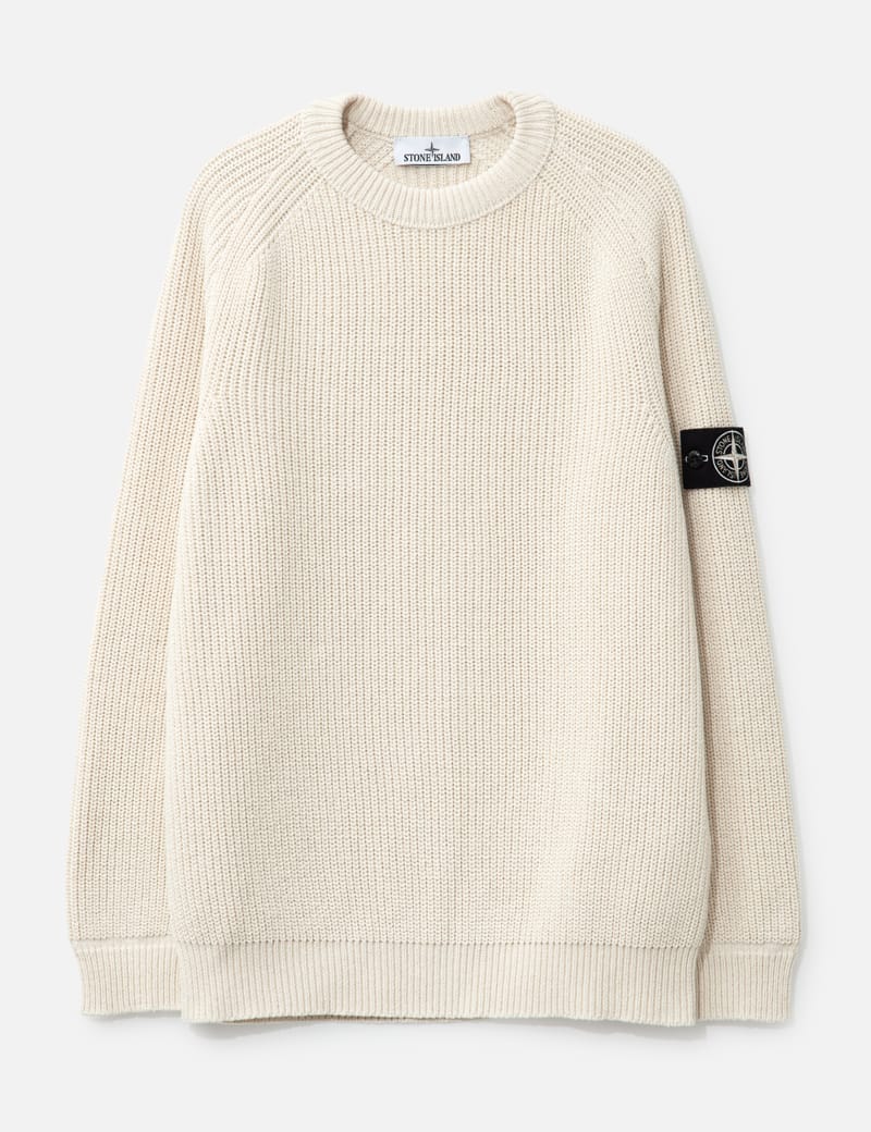 Stone Island - Fisherman's Rib Cotton Raw Beauty Zip-up jumper | HBX
