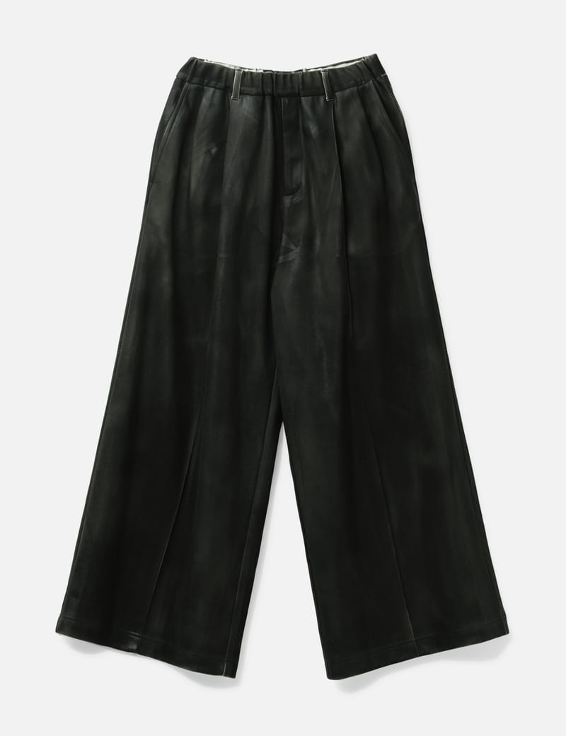 TAAKK Gradation Pile Easy Pants - ベルベット調ポリエステルの