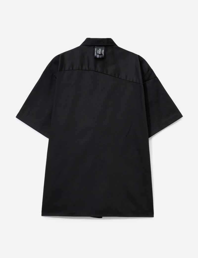 Undercover X Dickies Shirt - A unique curved button design