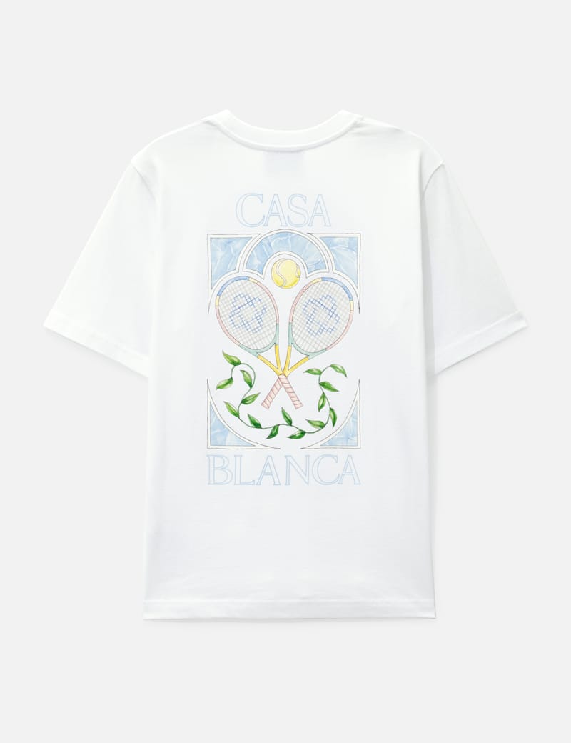 【関送無料】 Casablanca Pastel Court ロゴ 半袖 Tシャツ Gradient Casa Logo T-Shirt | Casablanca Paris