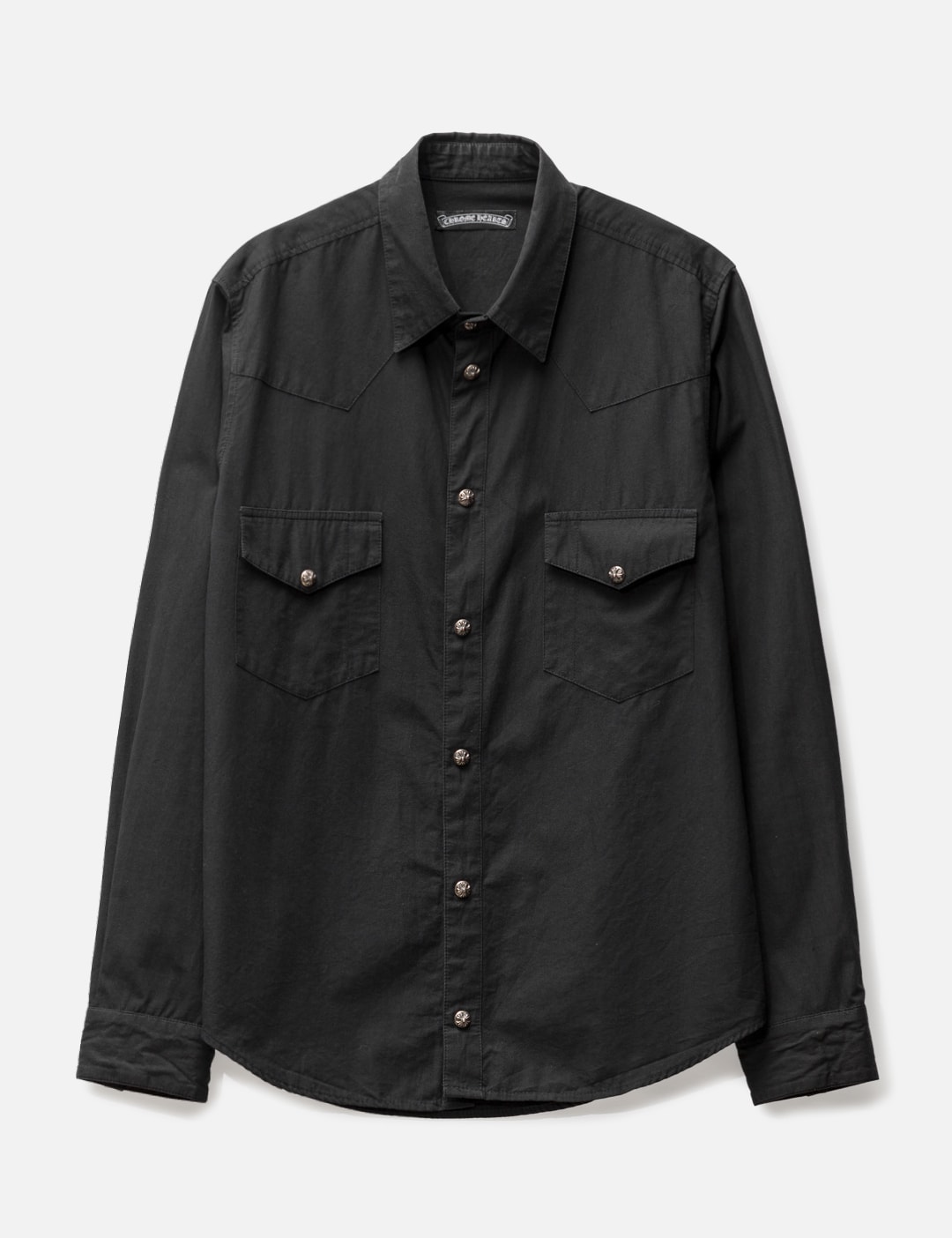 CHROME HEARTS Chrome Heart Silver Button Shirt HBX Globally