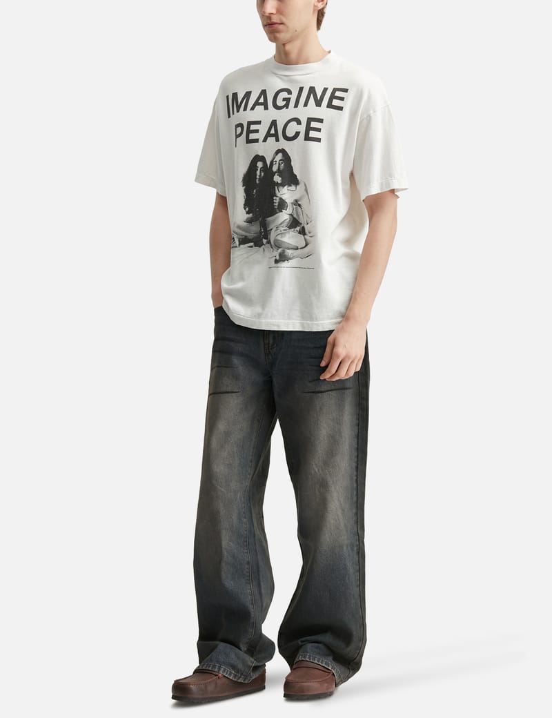 Saint Michael × John Lennon Imagine Peace T-Shirt - Wide-fit