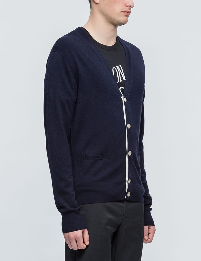 メゾンキツネ - Tricolor Fox Patch Cardigan | HBX