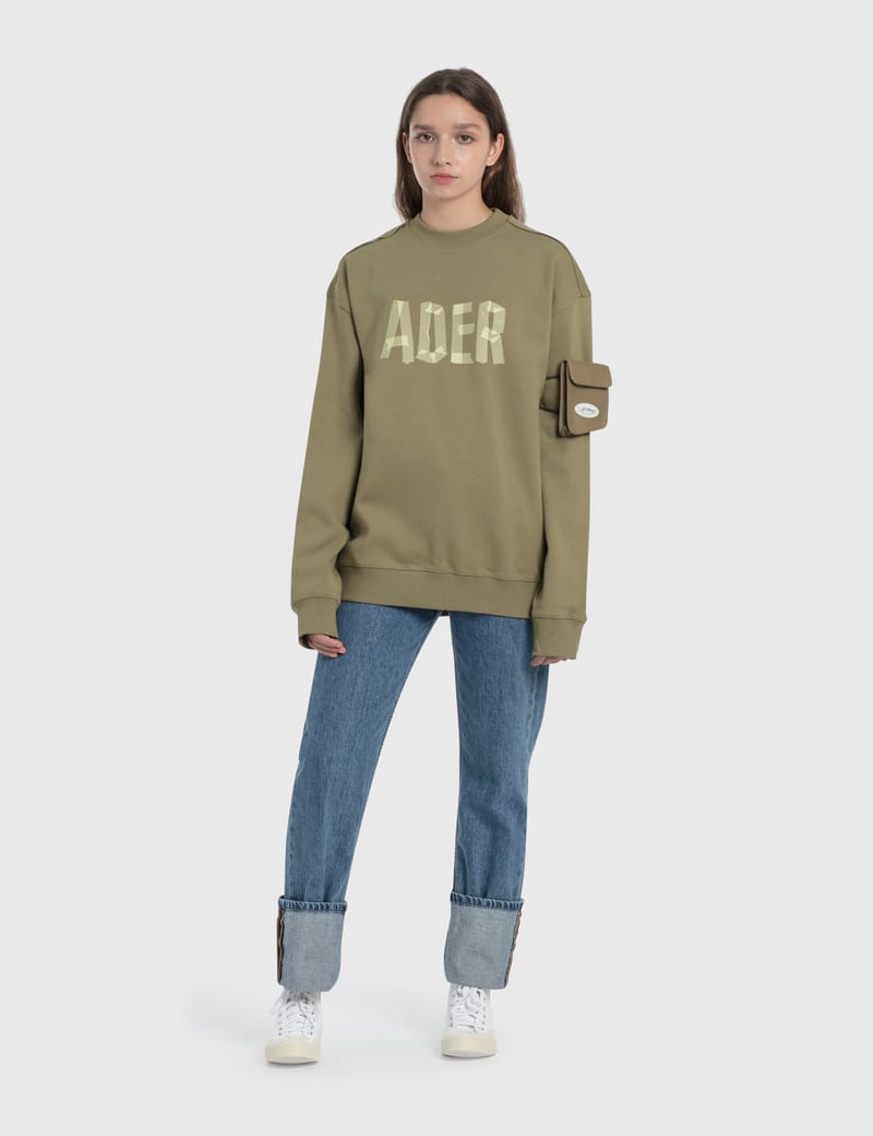 Ader Error - Tape Logo Sweatshirt | HBX