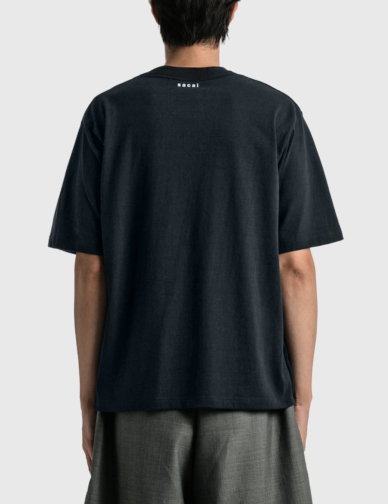 Sacai - Flower Embroidery T-shirt | HBX - Globally Curated