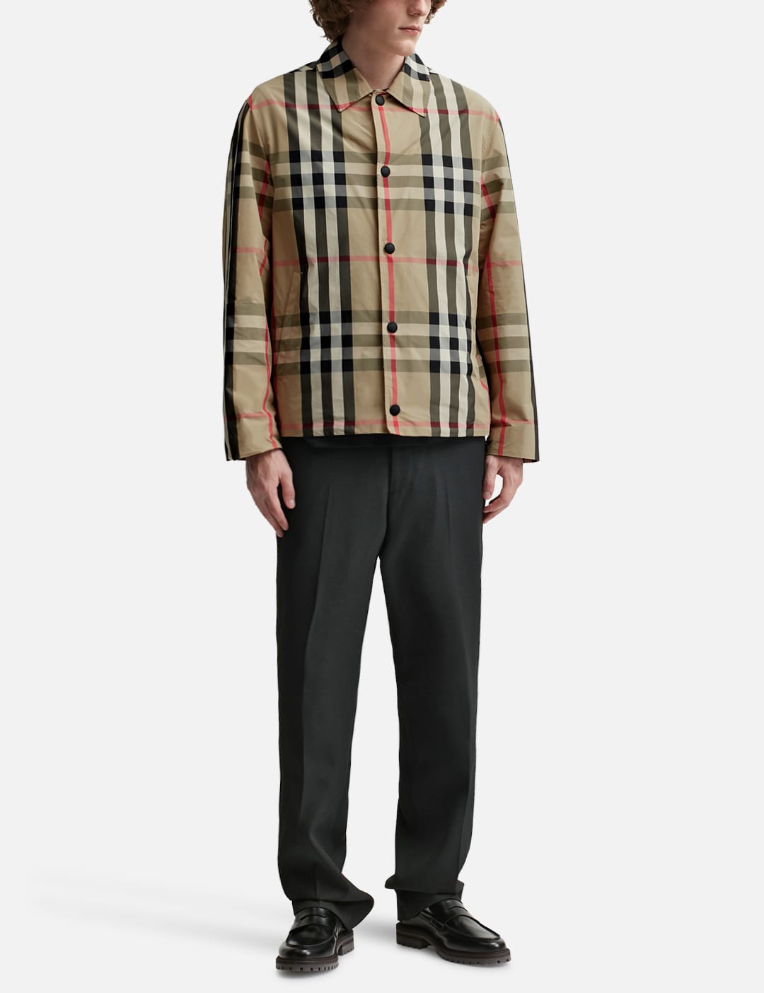 Burberry - Check Nylon Jacket | HBX - Globally Curated Fashion and