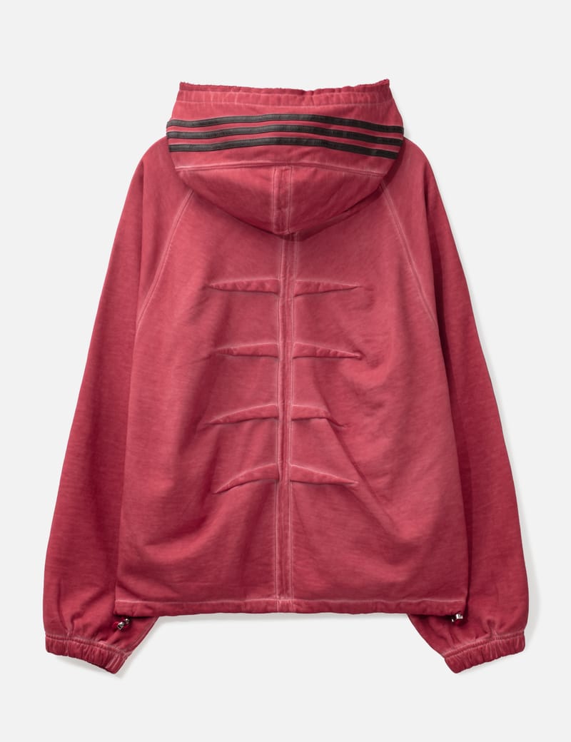 adidas Originals X Thug Club Sweat Hoodie - Bold red French terry