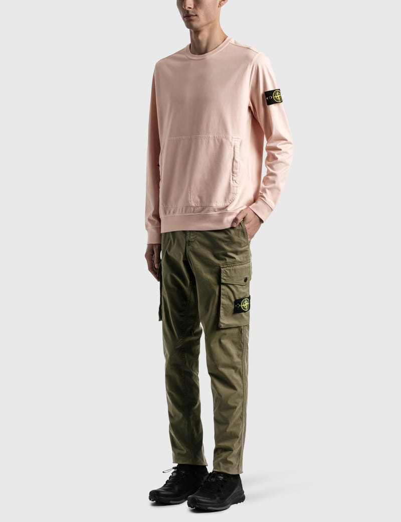 Stone Island - Sweatshirt With Large Pocket | HBX - Globally