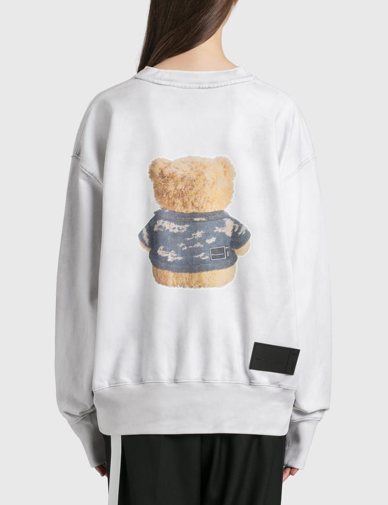 White store teddy sweatshirt