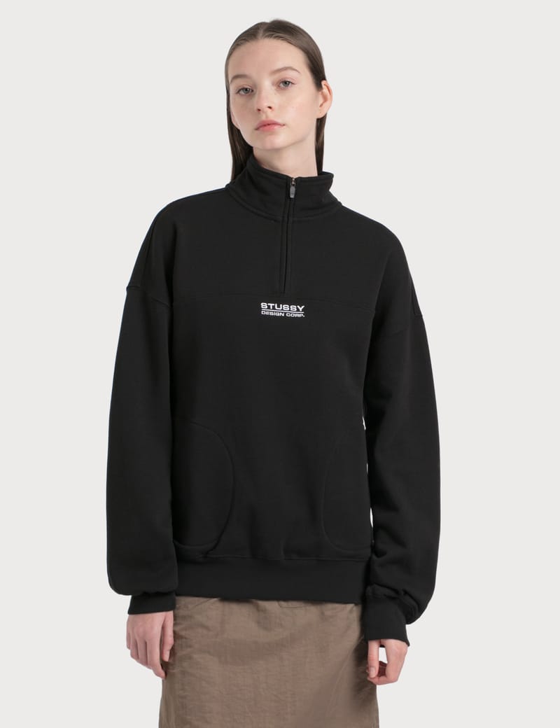 Stussy mock hot sale neck sweatshirt