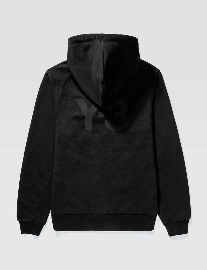 トップス Y-3 W CLASSIC LOGO FULL ZIP HOODIE Y-3 Classic CL Full Zip Logo Hoodie Jacket Adidas x Yohji