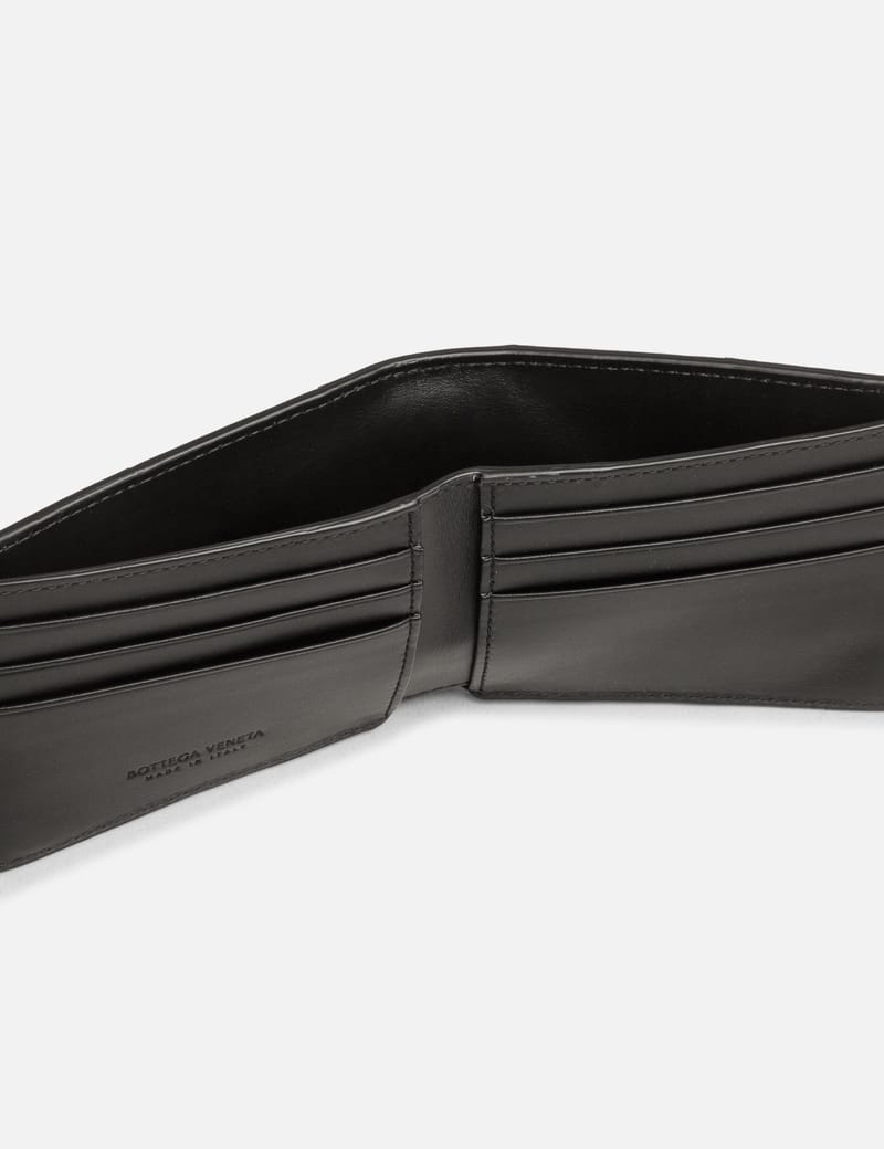 ★BOTTEGA VENETA★ Cassette Zipper Folding Bifold Wallet Bla Bottega Veneta® Men's Cassette Small Bi-Fold Wallet With Zip