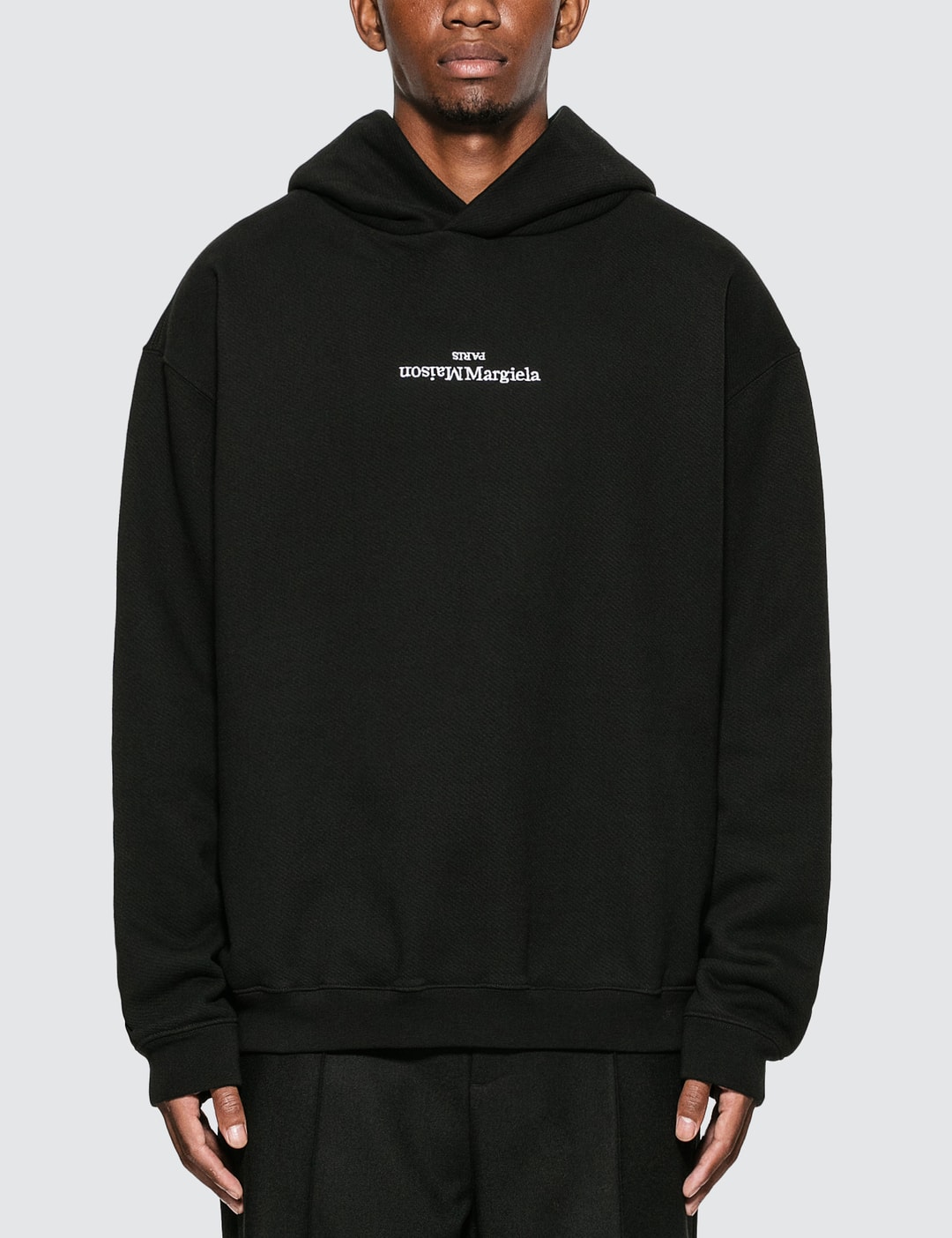 Maison Margiela - Reversed Logo Hoodie | HBX - Globally Curated Fashion ...