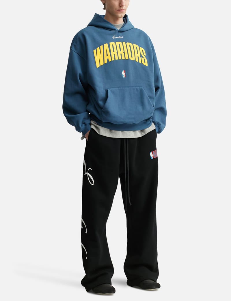 Fear of God Essentials NBA Flare Sweatpant - Black cotton flare
