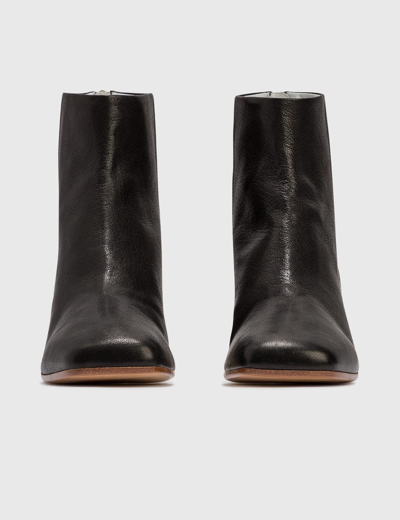 MM6 Maison Margiela - Tin Can Heel Ankle Boots | HBX - Globally