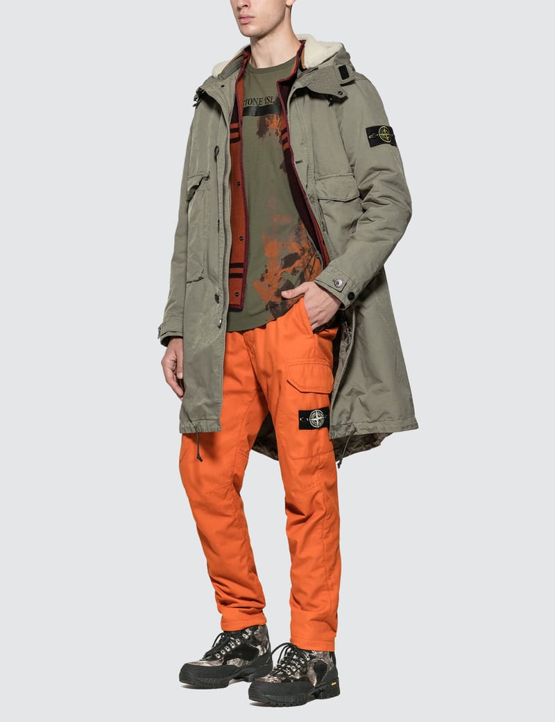 Stone Island - Two Layering Fishtail Parka | HBX - Globally