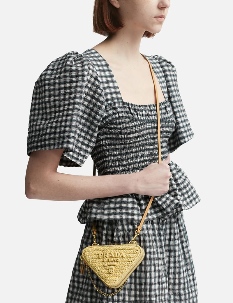 PRADA＊Crochet mini-pouch クロッシェミニポーチバッグ＊送料込 Prada - Crochet Mini-pouch | HBX - Globally Curated Fashion