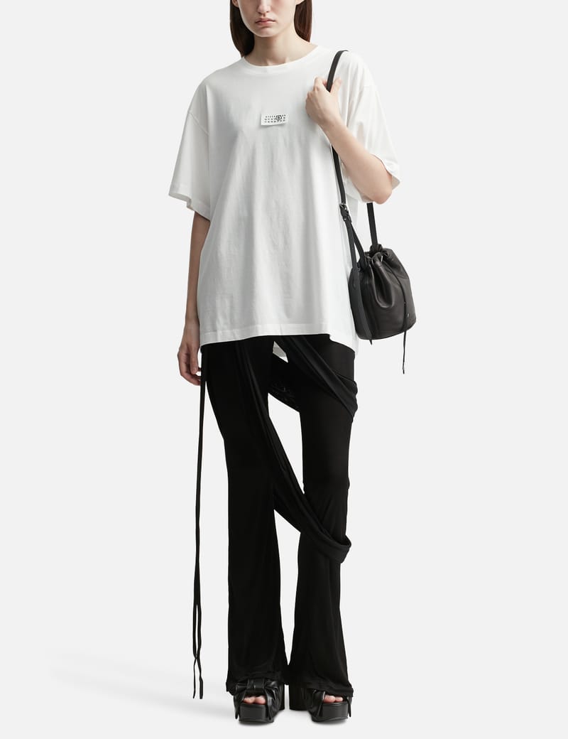 MM6 Maison Margiela Numeric cotton T-shirt - Off-White relaxed-fit