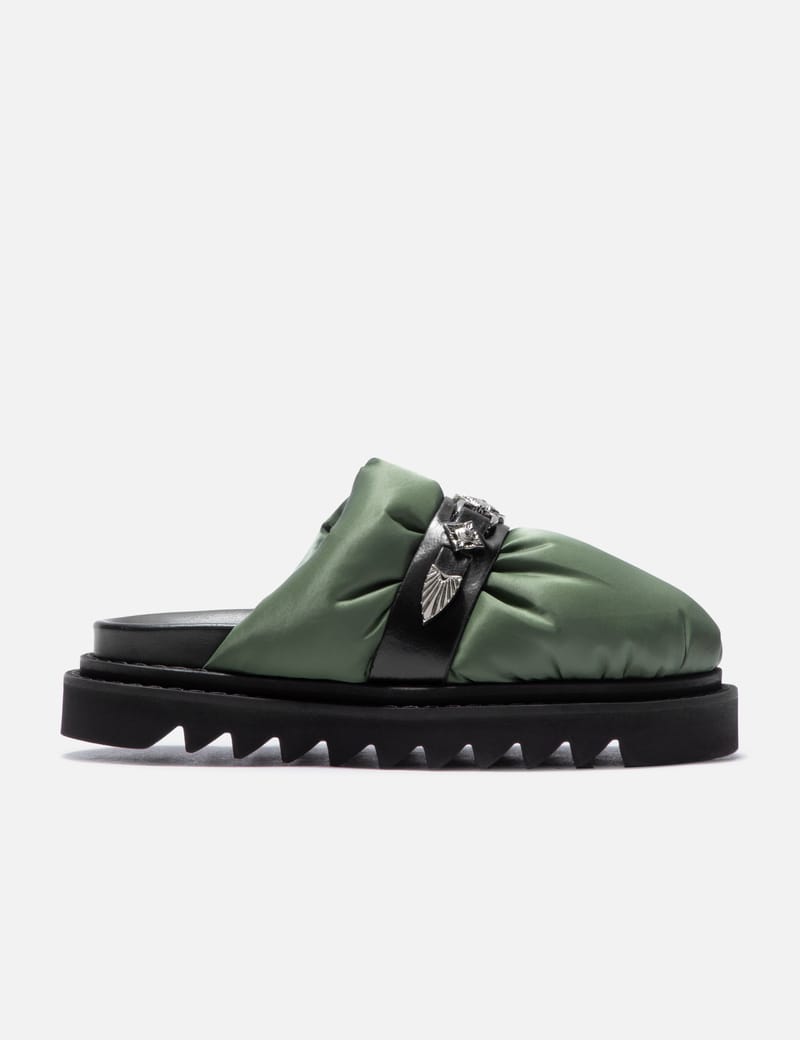 Toga Pulla - NYLON PUFFER SANDALS | HBX - Globally Curated