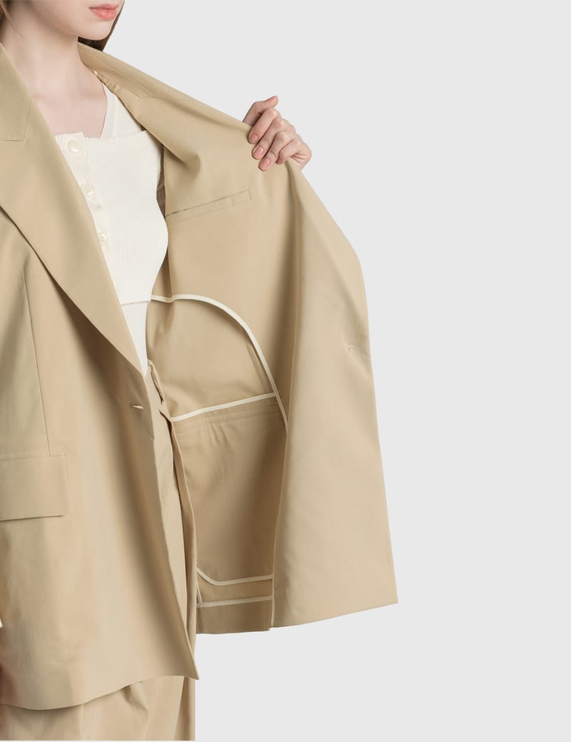 Low Classic - Raw-Edge Point Blazer | HBX - Globally Curated