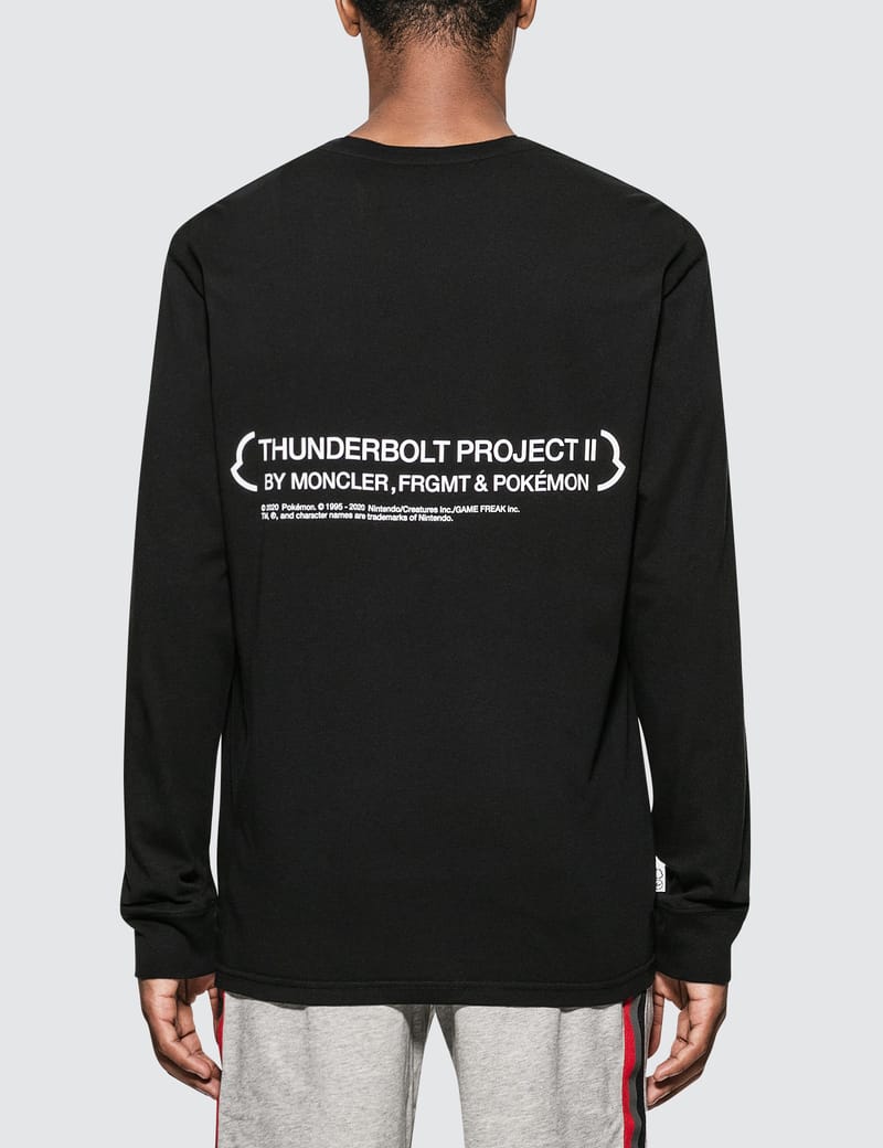 Moncler Men's Genius x Fragment Long Sleeve T-Shirt in Black