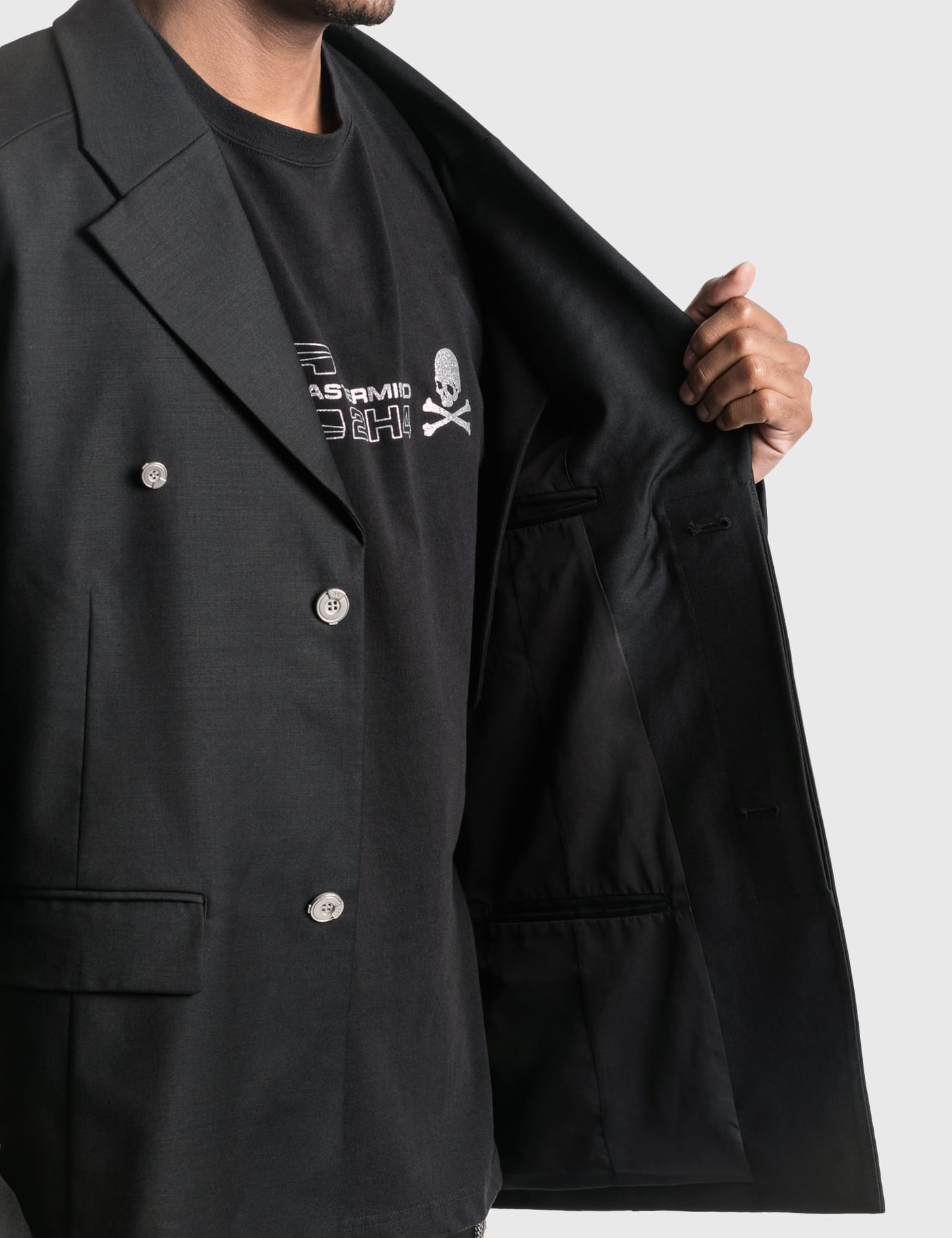 C2H4 - C2H4® x Mastermind Japan Layered Two-button Tailored Jacket 