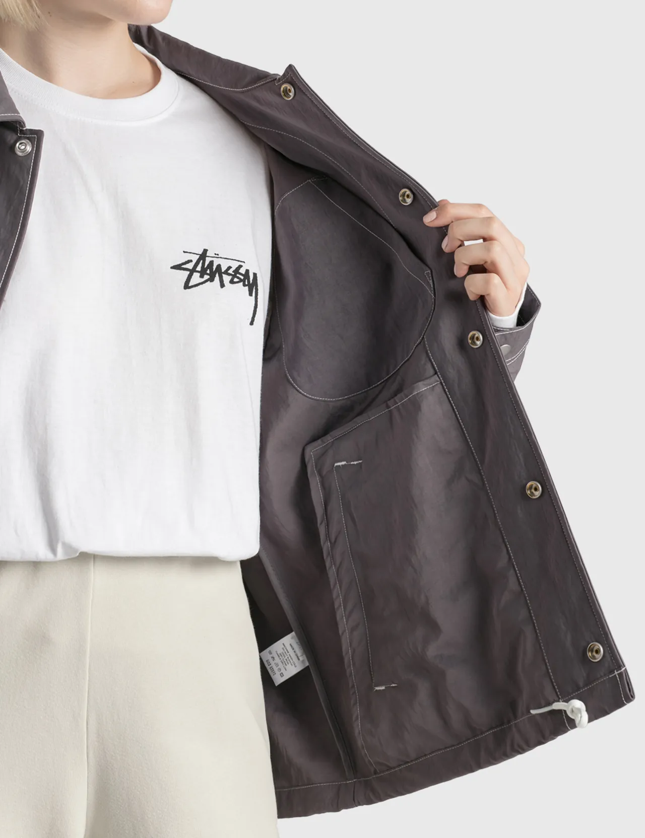 Stüssy - Nylon Folsom Jacket | HBX - Globally Curated Fashion and