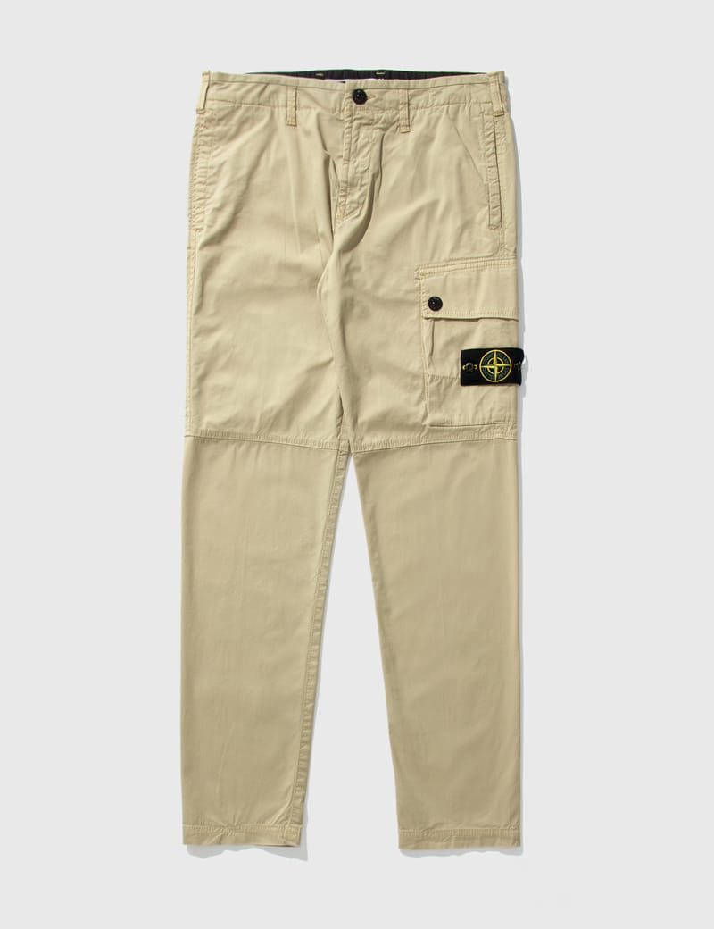 Stone Island - Stretch Gabardine Cargo Pants | HBX - Globally