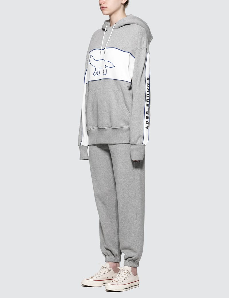 Maison Kitsuné - Ader Error X Maison Kitsuné Bicolor Hoodie | HBX