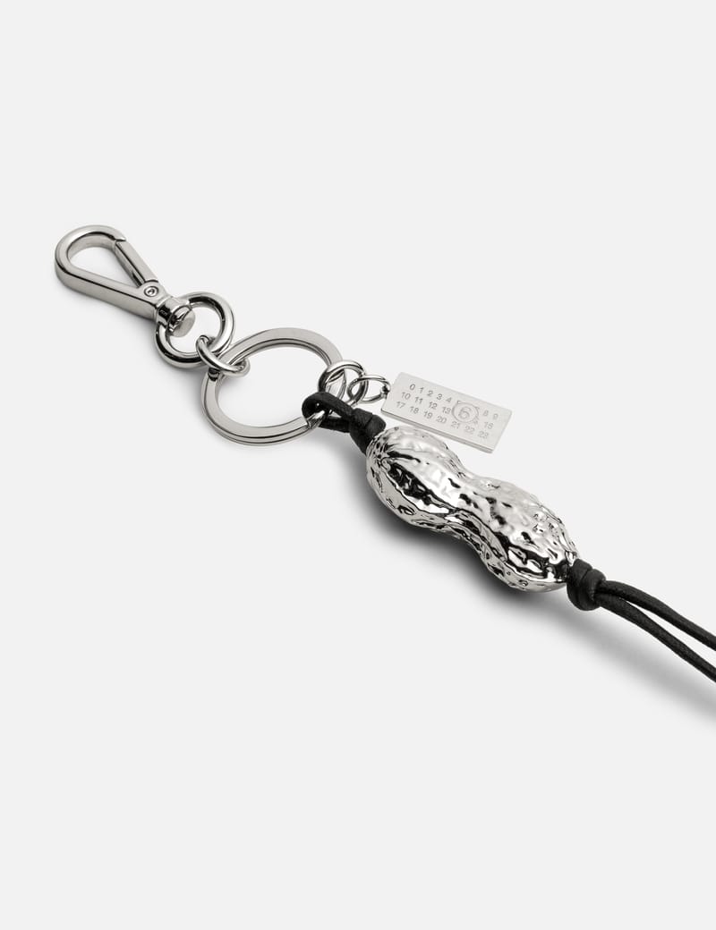 MM6 Maison Margiela Leather Lanyard Keyring - 立体チャームが映える