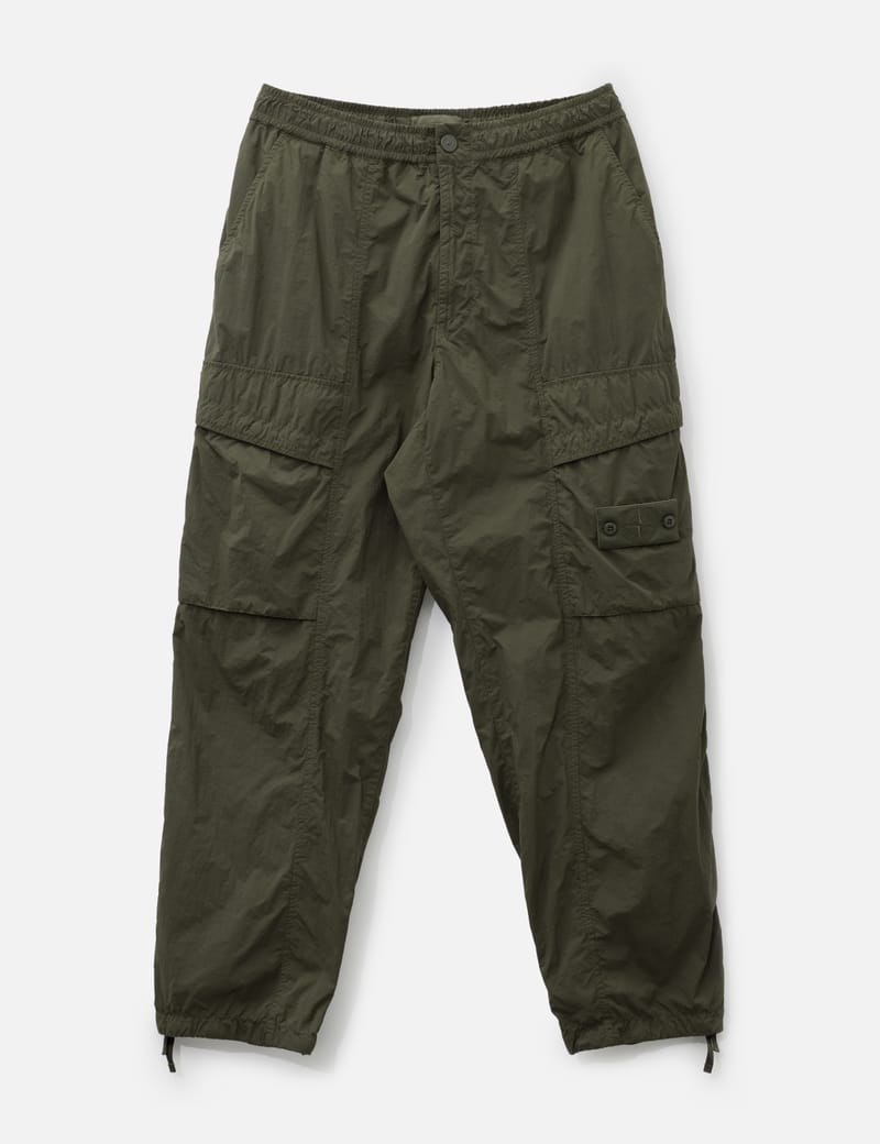 Stone Island Stretch Cotton 'Paracadute' Cargo Pants - Lightweight