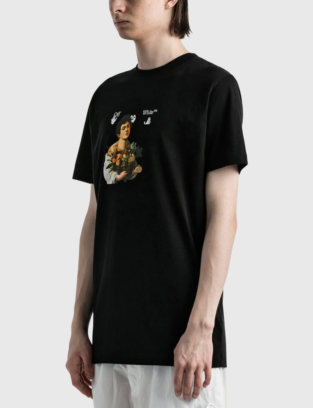 Off-White™ - Caravaggio Boy Slim Ss T-shirt | HBX - Globally Curated ...