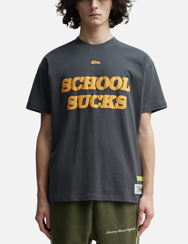 Advisory Board Crystals - Abc. School Sucks T-shirt | HBX