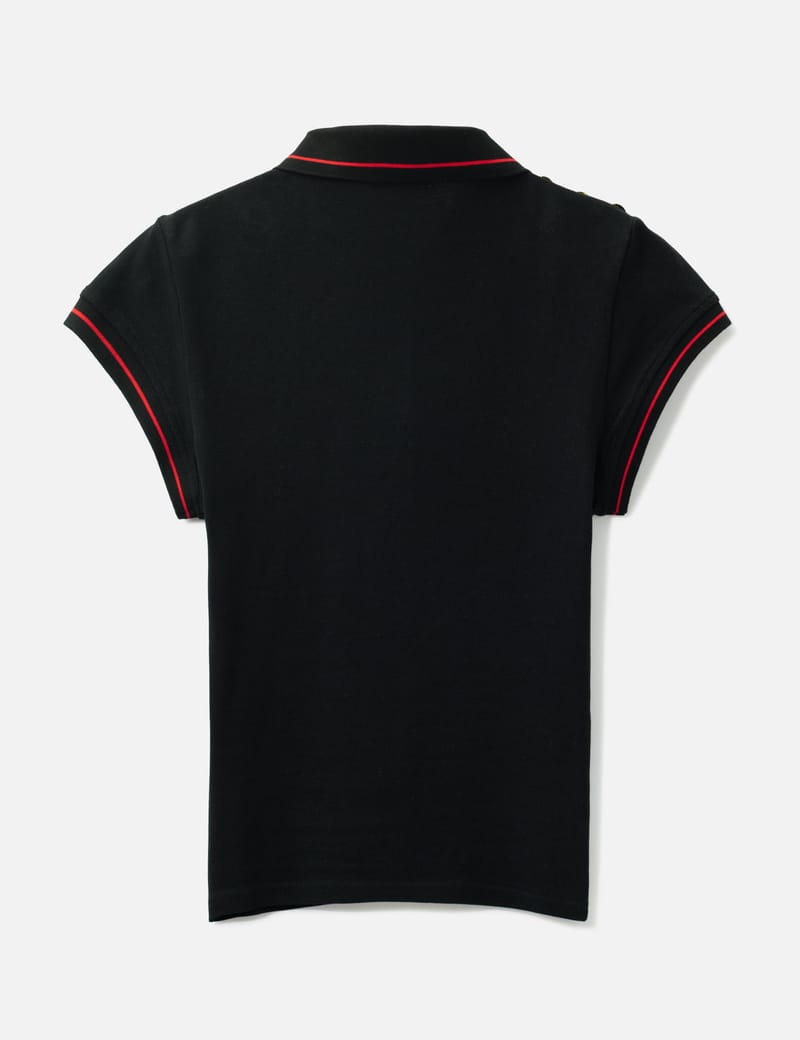 Praying Marching Band Womens Polo - A fitted polo shirt with