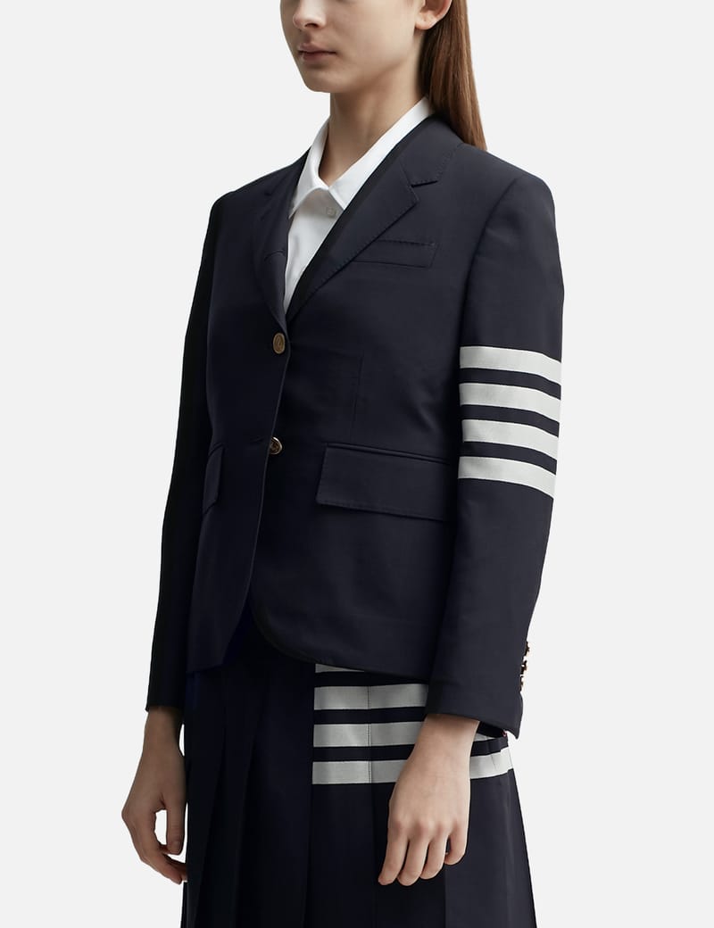 ダウンジャケット・コート THOM BROWNE Women Jackets FBD048X07259 415 NAVY Thom Browne - Plain Weave Suiting Jacket | HBX - Globally