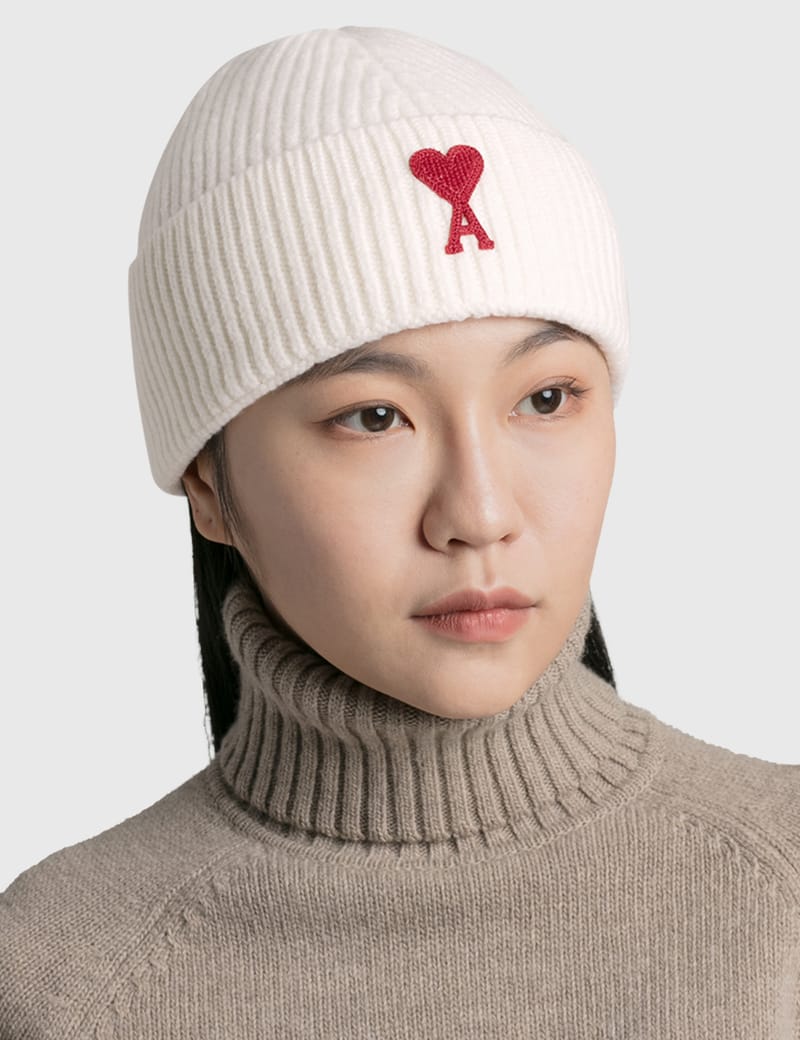 Ami - Ami De Coeur Beanie | HBX - Globally Curated Fashion and