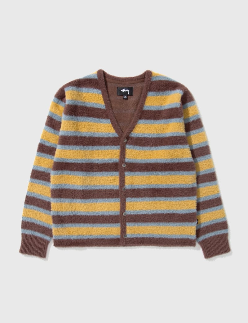 Stüssy - Horizontal Stripe Cardigan | HBX - Globally Curated