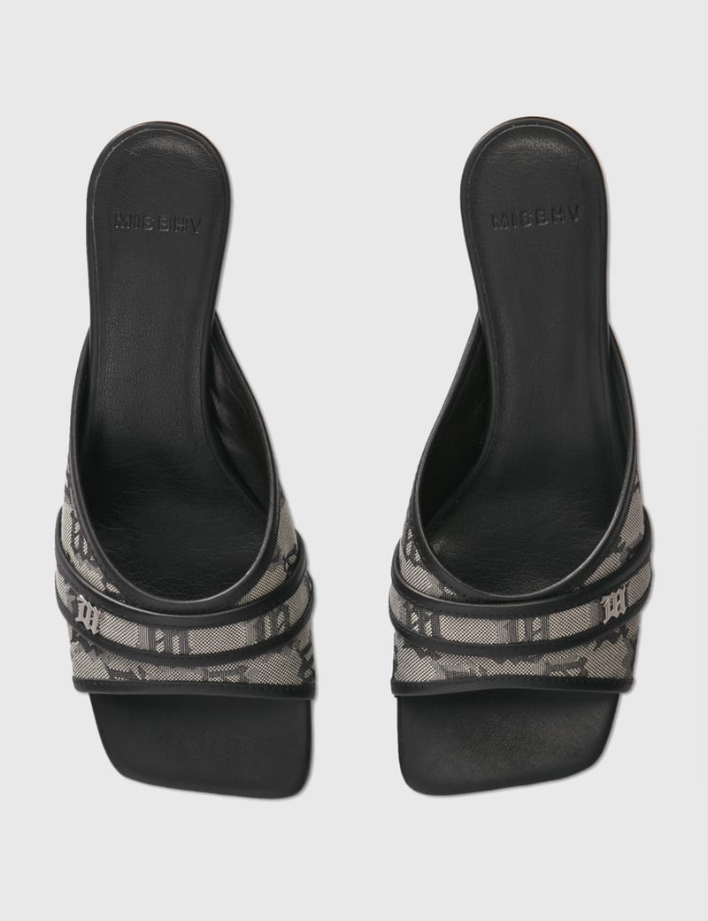 【関税込み】MISBHV ブラック Sasha スリッポン ヒールサンダル Sasha Slip On Sandal Black