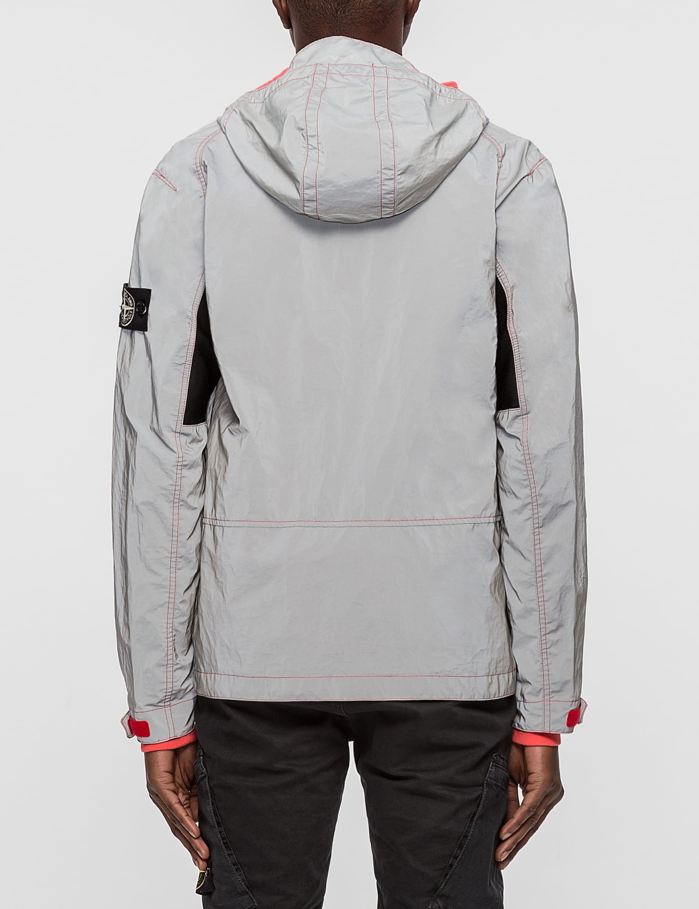 Stone Island - Garment Dyed Plated Reflective Jacket | HBX 