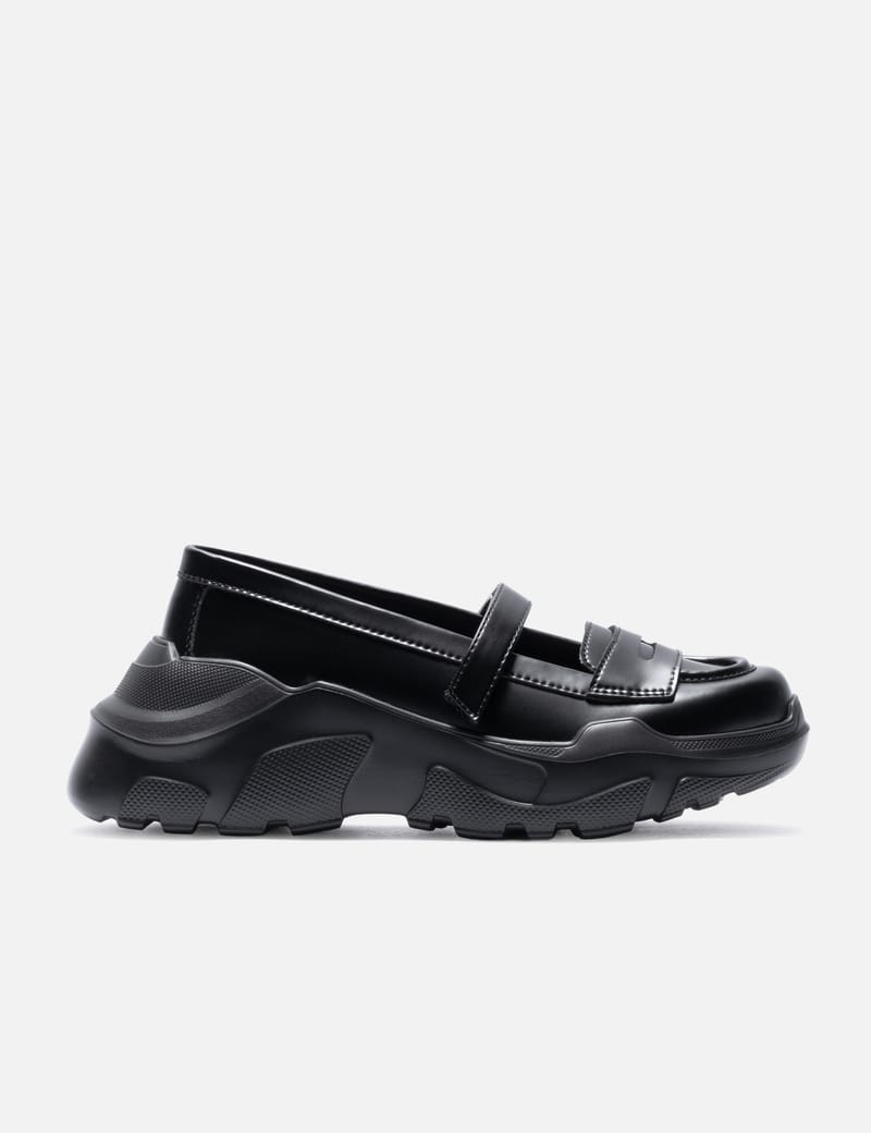 AKIKOAOKI Flora - Edgy platform Mary Janes with stud charms and a